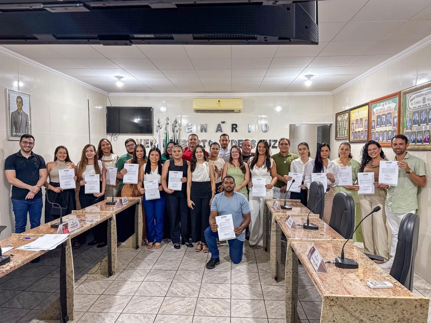 PREFEITURA DE CONGO EMPOSSA APROVADOS DA 3ª CONVOCAÇÃO DO CONCURSO PÚBLICO - EDITAL nº. 01/2025.